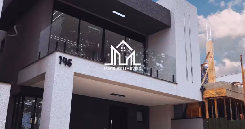 Casa em condomínio com 190m² no santa cândida, curitiba-pr