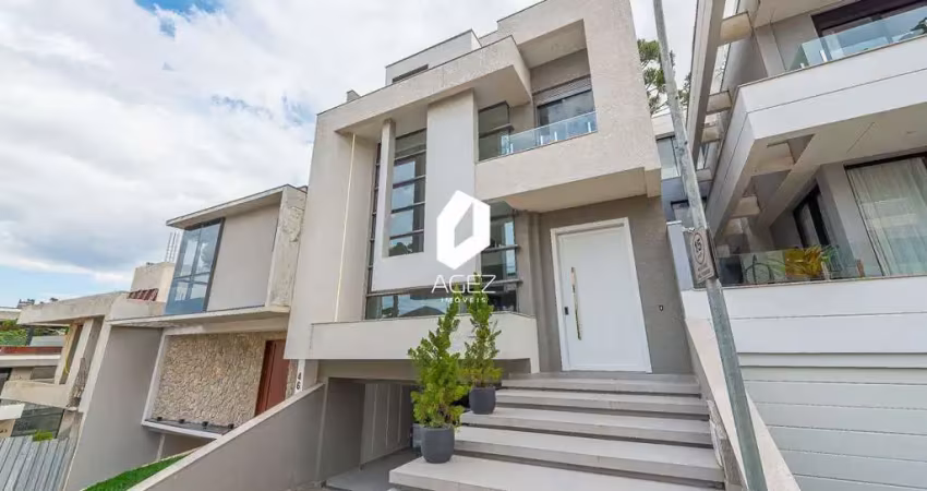 Casa nova em condomínio, com 04 suítes, terraço com churrasqueira e preparação p