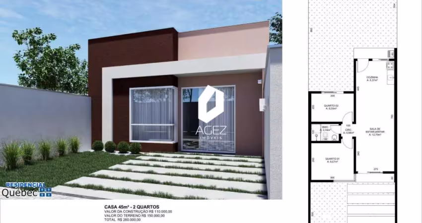 Casa em condominio fechado, com design moderno