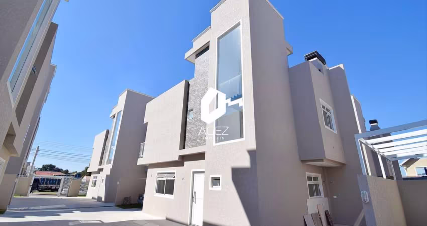 SOBRADO TRIPLEX c/140m² - 03 Qtos sendo 01 Suíte - Terraço Gourmet c/ Churrasque