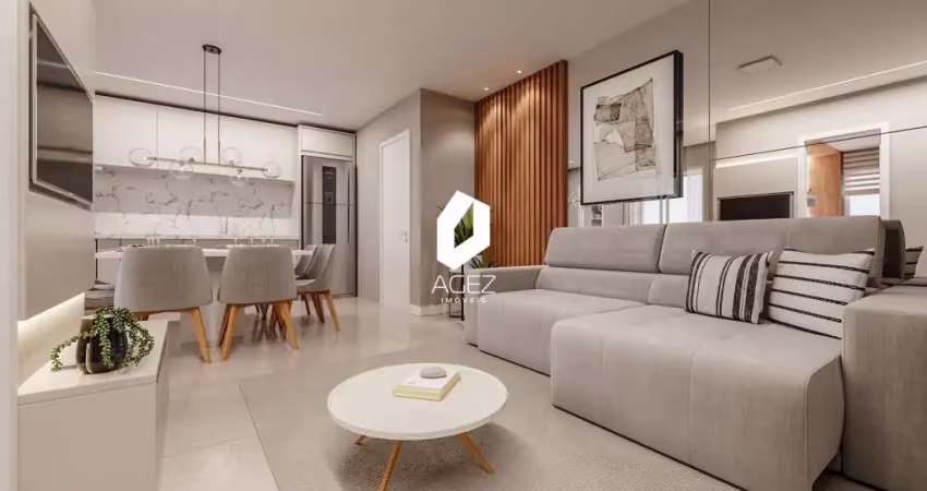 Apartamento de 02 quartos, com sacada gourmet!