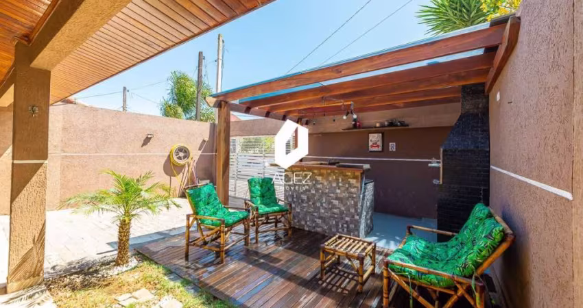 Casa semi mobiliada, com ampla área gourmet!