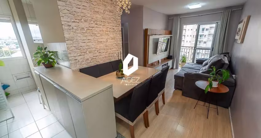 Apartamento em condomínio clube, 2 quartos sendo 1 suíte.
