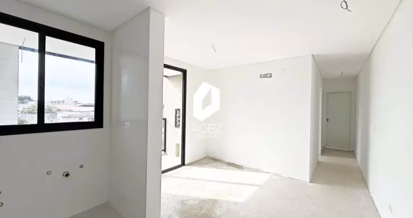 Apartamento com 2 quartos, 1 suíte e sacada com churrasqueira