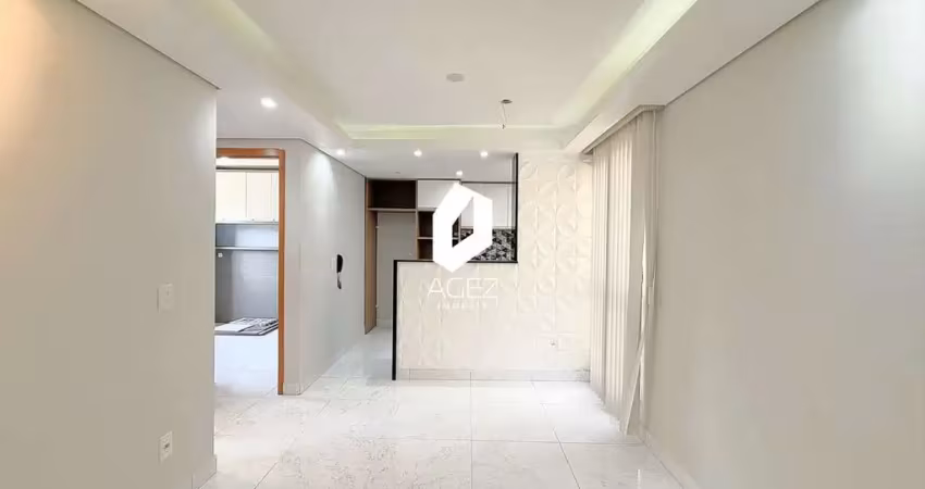 Apartamento à venda pinheirinho –02 quartos, semi mobiliado - 01 vaga coberta.