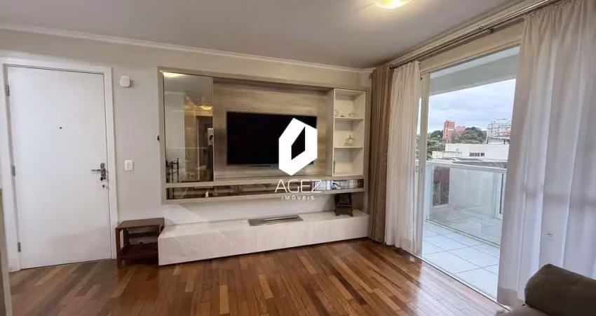 Apartamento a venda no agua verde, sacada com churrasqueira e 1 vaga de garagem