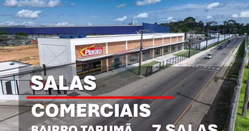 Alugo 7  salas comerciais com 56,35 m² na avenida dona otília no bairro tarumã, manaus.