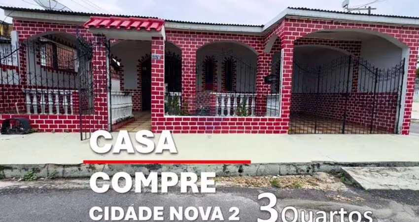 Vendo casa de 3 quartos na Cidade Nova II, com 244m2 em Manaus