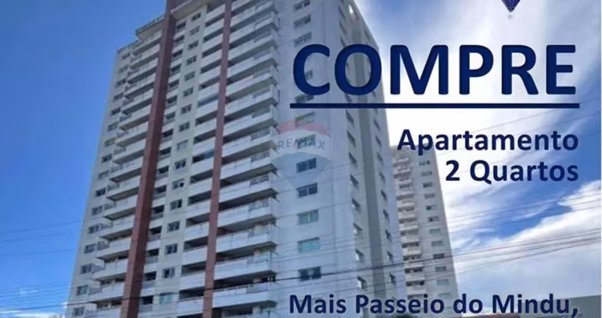 Vendo apartamento com 2 quartos, 3º andar, 67 m², condomínio mais passeio do mindu, parque dez, manaus