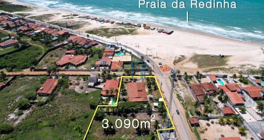 TERRENO BEIRA MAR EM NATAL/ PRAIA DA REDINHA/ PRAIA DE PONTA NEGRA/ VISTA MAR/ FRENTE MAR