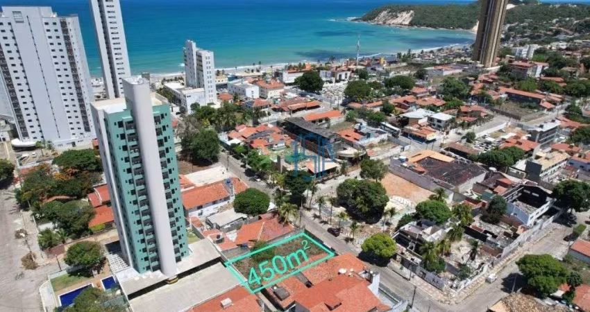 TERRENO EM PONTA NEGRA/ TERRENO COMERCIAL/ RESTAURANTE/ BAR/ POUSADA/ TERRENO EM NATAL/ PRAIA/ MAR