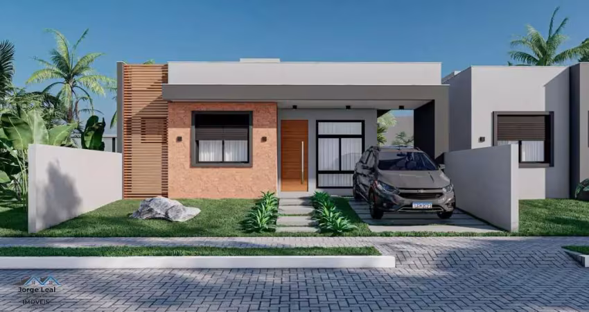 Casa 2 dormitórios à venda loteamento novo passo passo de torres/sc