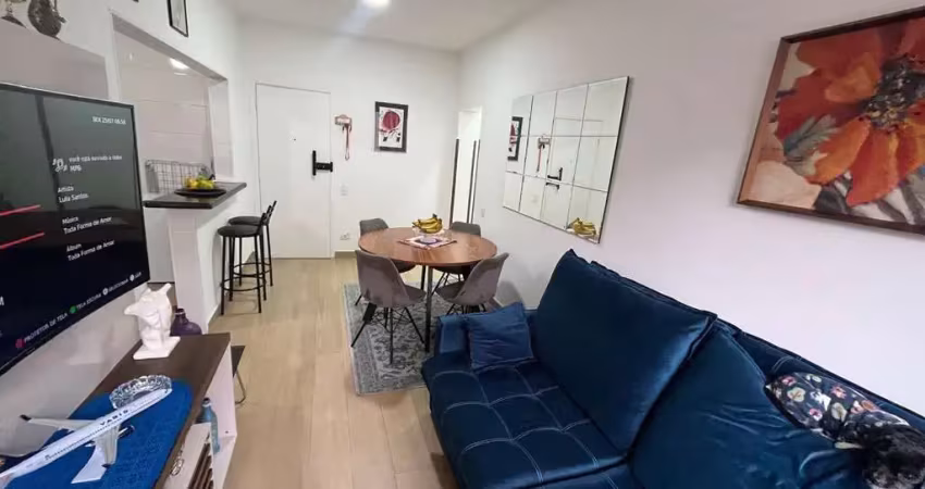 Apartamento para venda em são vicente, itararé, 1 dormitório, 1 banheiro, 1 vaga