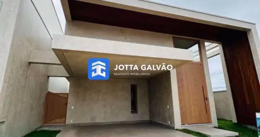 Casa à venda com 03 suítes no residencial santorini - paulinia / sp