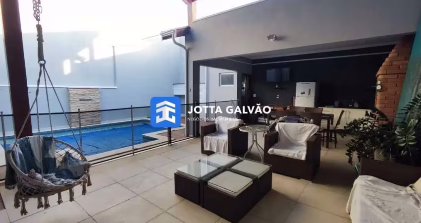 Casa a venda, 300m2 - residencial campos do conde i - cascata, paulínia