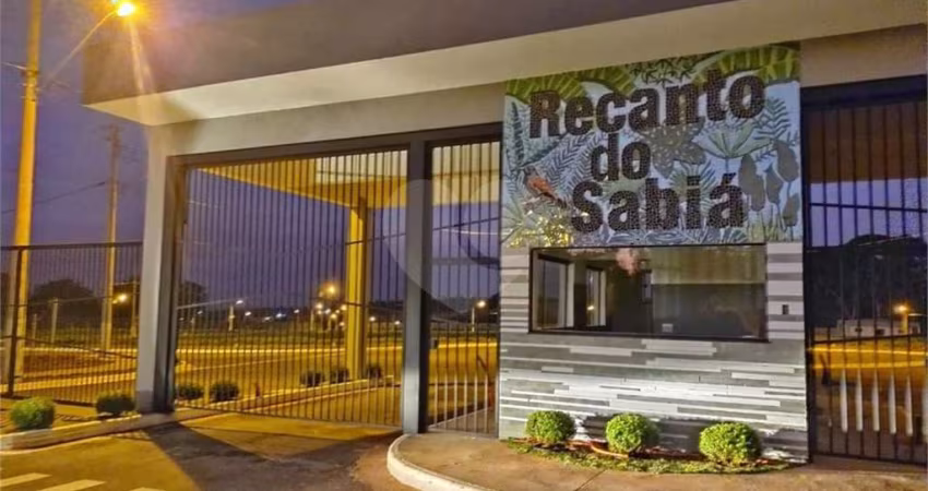 Terreno para venda no Condomínio fechado Recanto do Sabiá