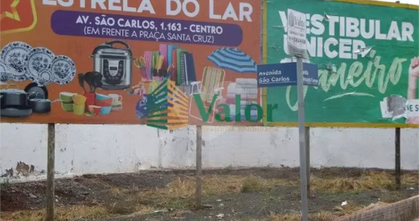 Terreno à venda na Avenida São Carlos, Centro, São Carlos