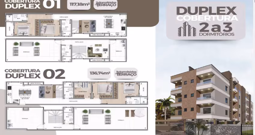 Coberturas duplex e apartamentos em pinhais – residencial sadenha
