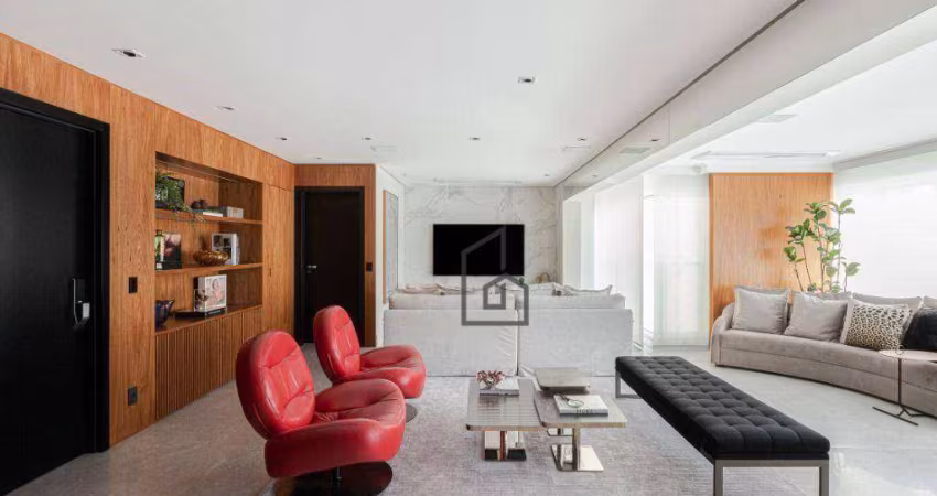 Apartamento com 3 dormitórios à venda, 182 m² por R$ 5.900.000,00 - Moema - São Paulo/SP