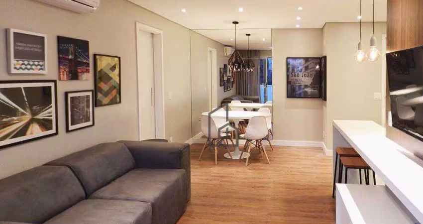 Flat com 1 suíte à venda por r$ 742.000 - chácara santo antônio - são paulo/sp