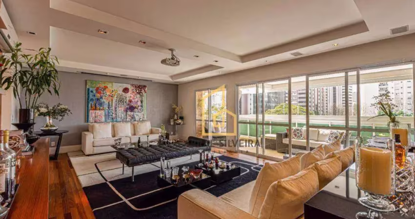 Apartamento com 4 dormitórios à venda, 245 m² por r$ 4.558.000,00 - brooklin - são paulo/sp