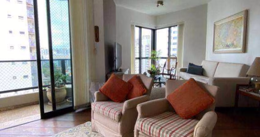 Apartamento com 4 dormitórios à venda, 176 m²  - Moema - São Paulo/SP