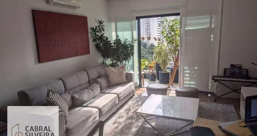 Apartamento com 3 dormitórios à venda, 128 m² por r$ 2.375.000,00 - moema - são paulo/sp