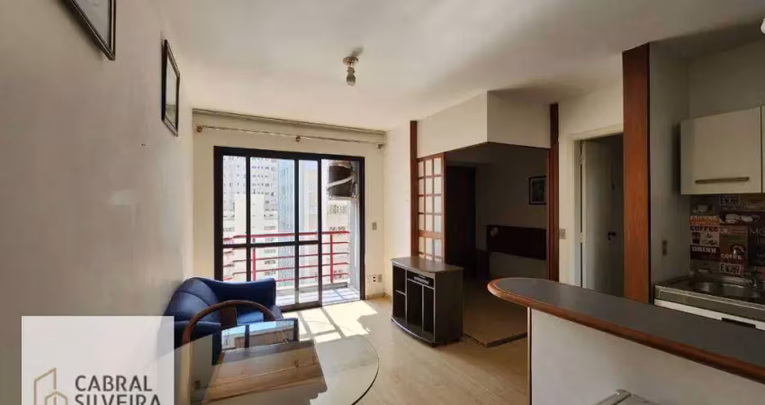Apartamento com 1 dormitório à venda por r$ 530.000 - moema - são paulo/sp