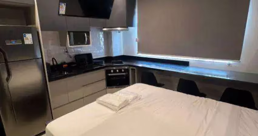 Apartamento mobiliado de 1 dormitório para alugar em moema por r$ 3.000/mês