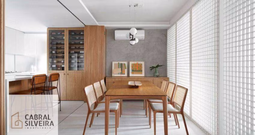 Apartamento com 3 suítes à venda, 175 m² por R$ 4.300.000 - Moema - São Paulo/SP
