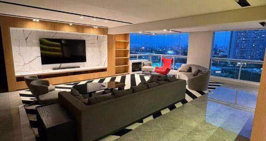 Alto padrão com vista para o Parque – 283 m², 4 dorms, mobiliado, no Jardim das Perdizes