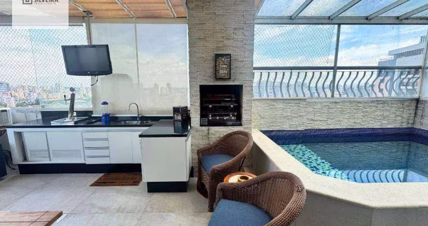 Cobertura com 3 suítes à venda, 181 m²  - Moema - São Paulo/SP