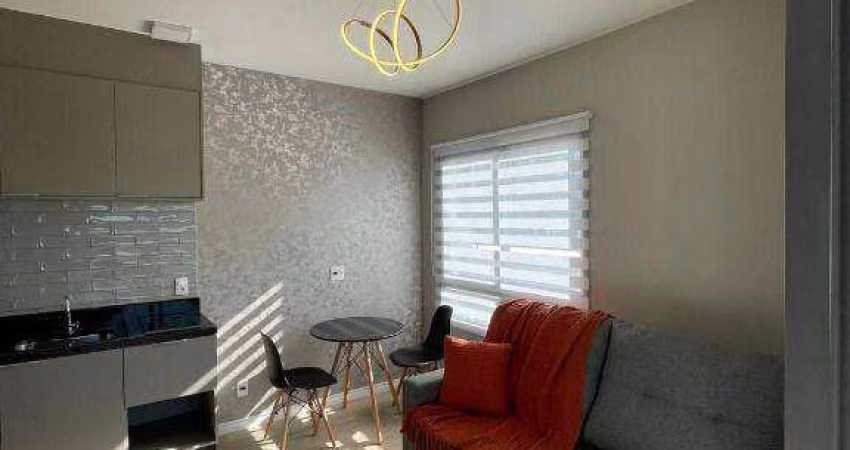 Apartamento maravilhoso com 1 suíte à venda, 36 m² por R$ 650.000 - Moema - São Paulo/SP