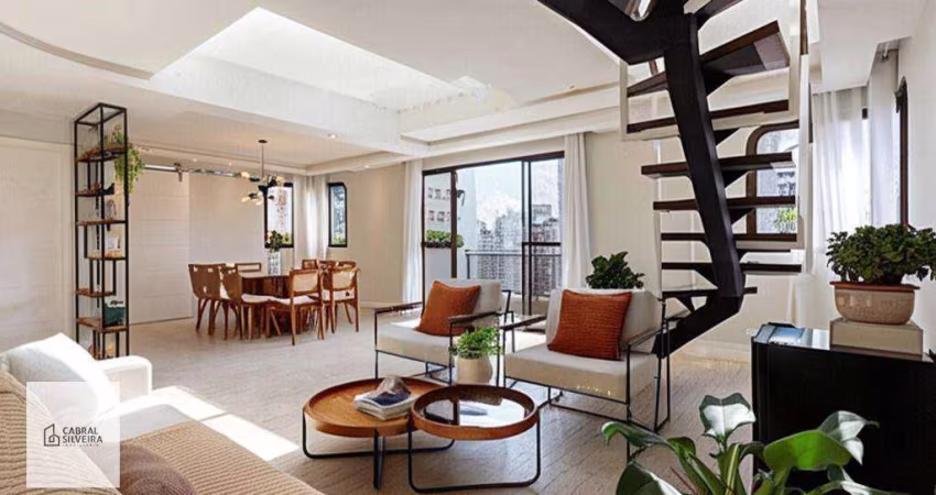 Cobertura com 3 suítes à venda, 389 m² por R$ 3.150.000 - Moema - São Paulo/SP