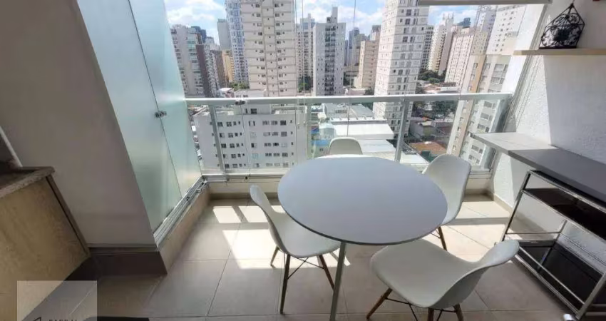 Studio mobiliado com 37m² e 1 vaga próximo ao metrô – indianópolis