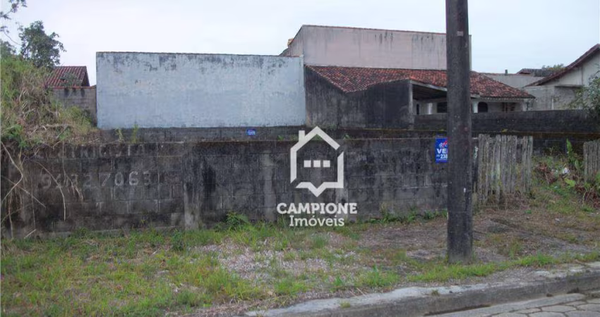Terreno à venda, 300 m² por R$ 170.000,00 - Itanhaem - Itanhaém/SP