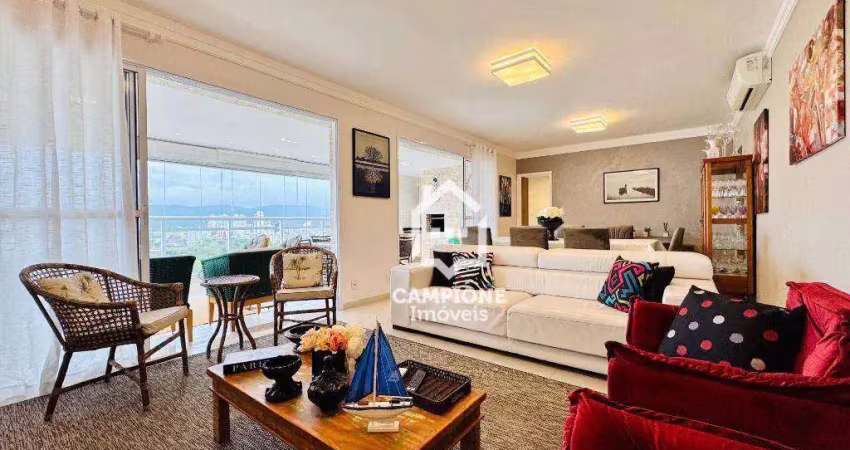 Apartamento à venda, 158 m² por r$ 1.400.000,00 - parque enseada - guarujá/sp