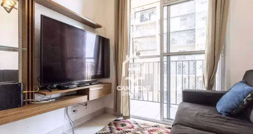 Apartamento com 1 dormitório à venda, 32 m² por r$ 359.000,00 - vila romana - são paulo/sp