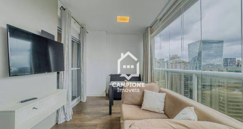 Apartamento com 1 dormitório para alugar, 54 m² por R$ 9.710,00/mês - Vila Olímpia - São Paulo/SP