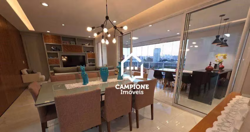 Apartamento com 3 dormitórios à venda, 134 m² por r$ 1.850.000 - vila anastácio - quintas da lapa