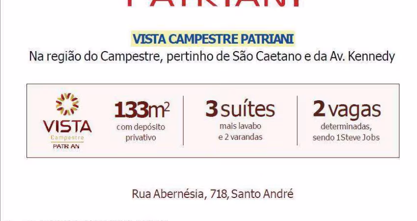 Patriani na Rua Abernésia - Santo André entrega agosto/28