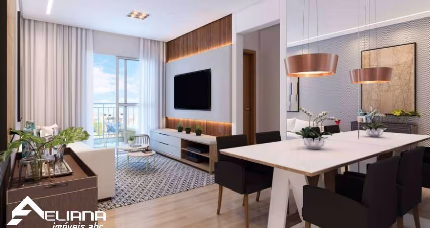 Apartamento novo com 65 m² com 2 vagas - B. Campestre
