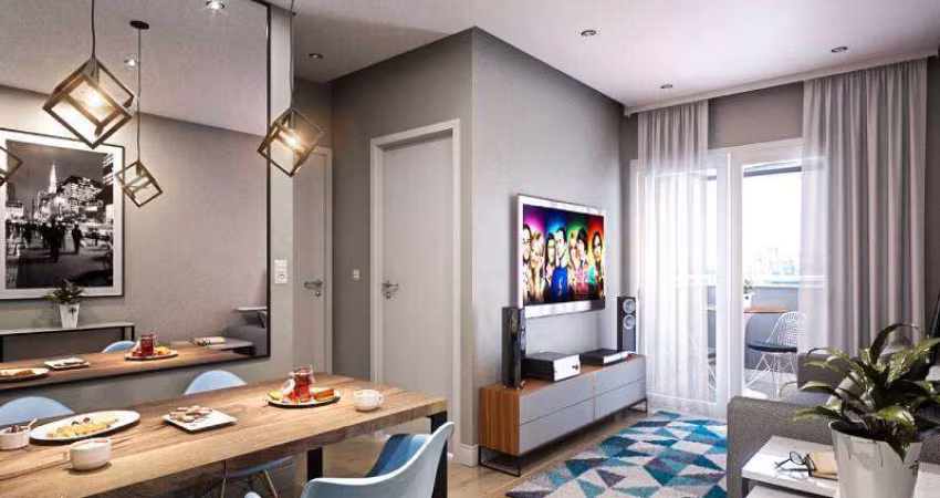 Apartamento 53,13 m²  - Sacada Gourmet - Vl. Tibiriçá