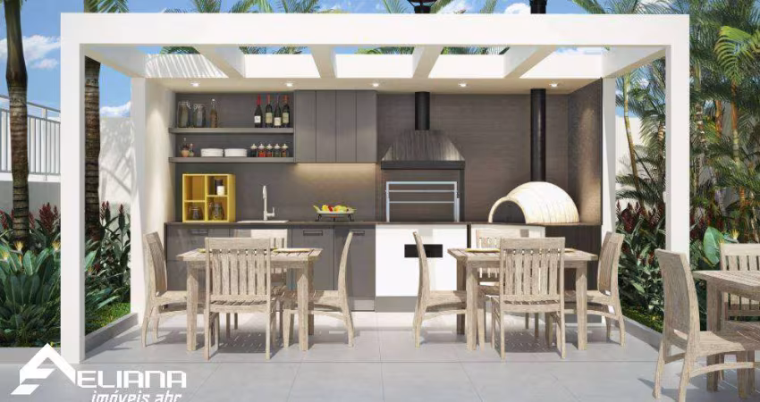 Apartamentos 54,15 m² - 2 dormitórios sem suíte - 1 vaga