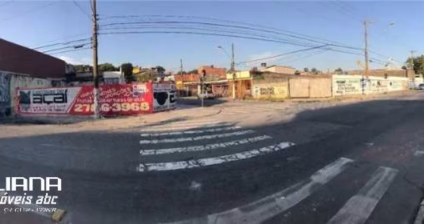 Terreno de Esquina à venda, 588 m² - Parque Novo Oratório Santo André- SP