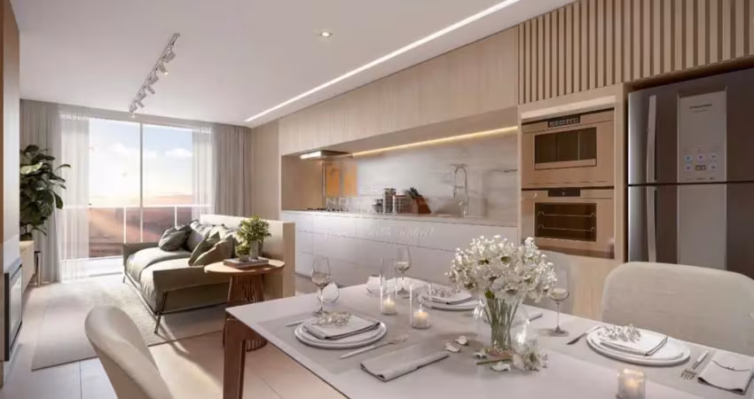 Apartamento em construção, 02 dormitórios, bairro são pelegrino em caxias do sul - rs