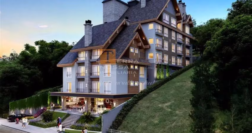 Apartamento semimobiliado, bairro floresta em gramado - rs