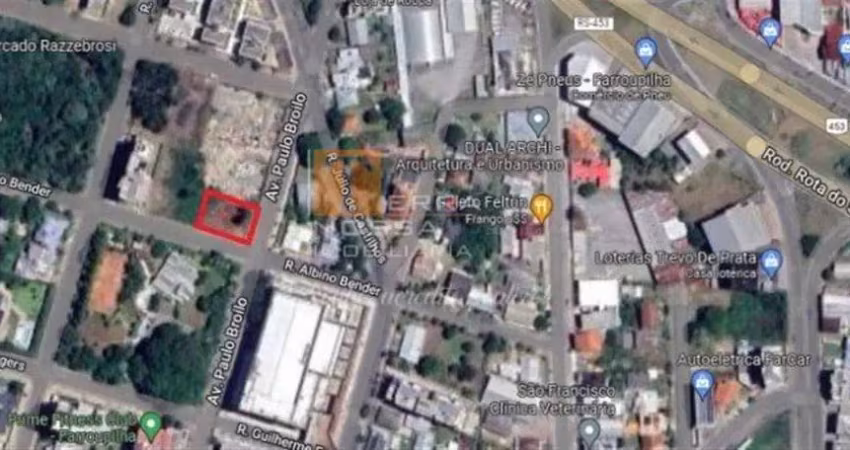 Terreno 800m², bairro vicentina em farroupilha - rs