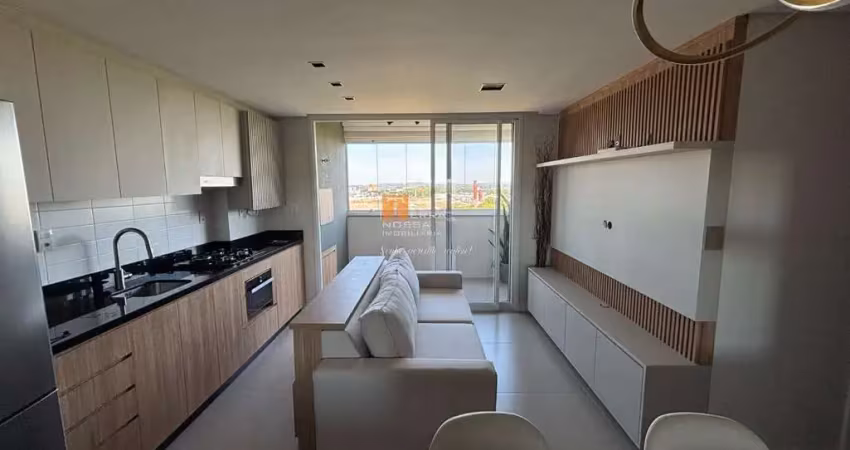 Apartamento mobiliado, 02 dormitório, bairro villagio iguatemi em caxias do sul - rs