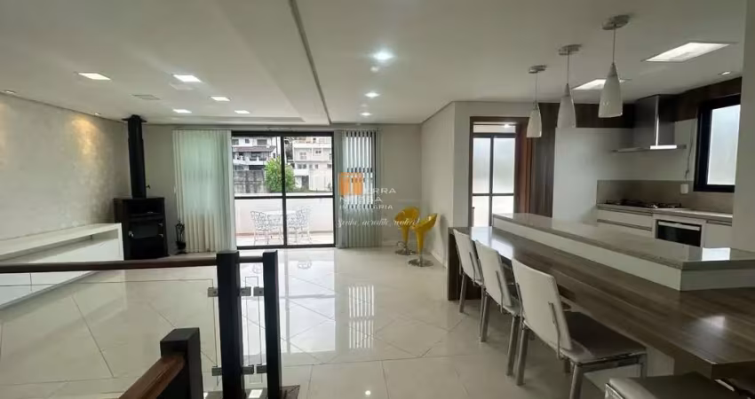Cobertura duplex mobiliada, 03 dormitórios, bairro petrópolis em caxias do sul - rs